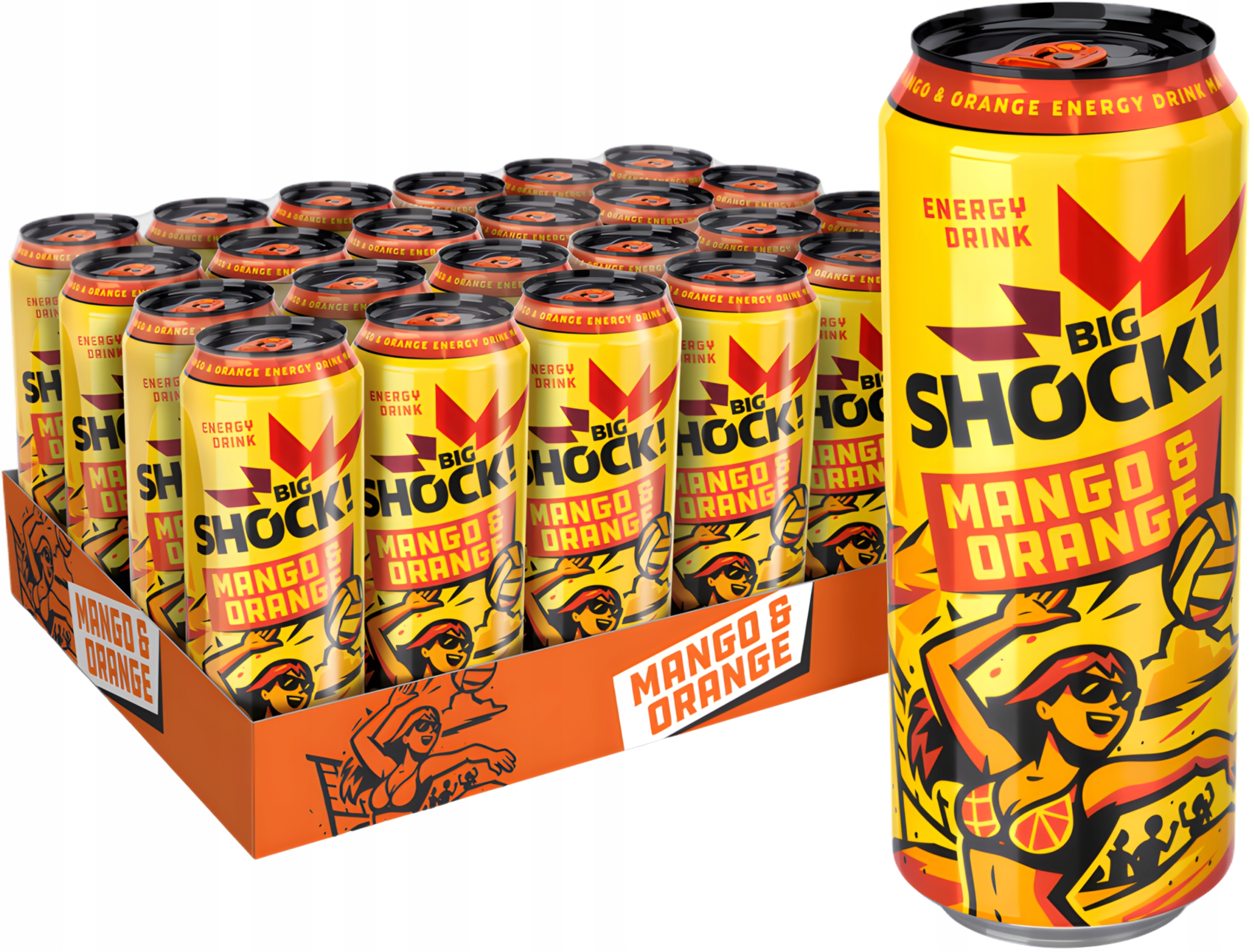 Big Shock! Mango & Orange 24×0,5l