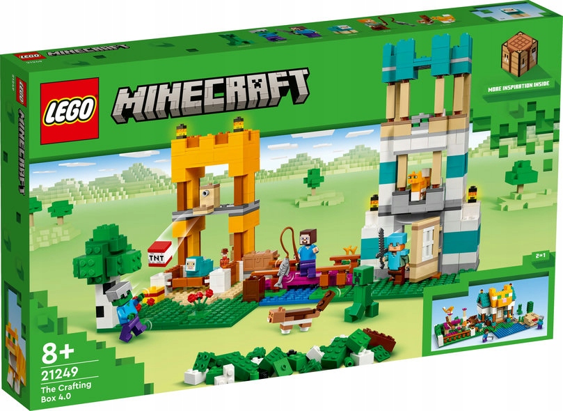 Lego 21249 Minecraft Kreativní Dílna 4.0