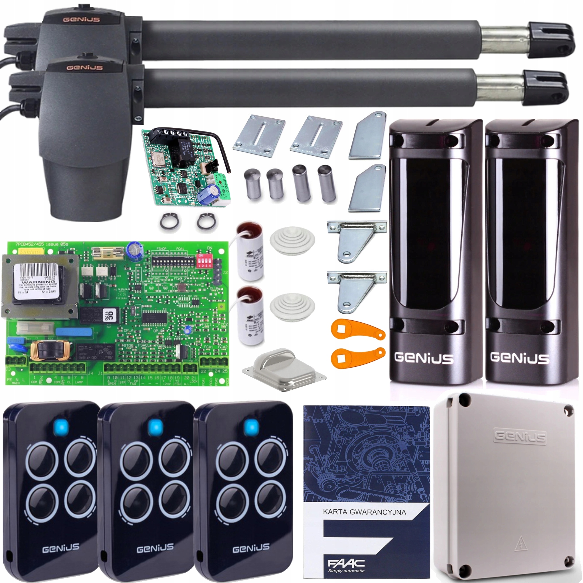 

Pełny Zestaw Genius Gbat 300 3xPILOTY