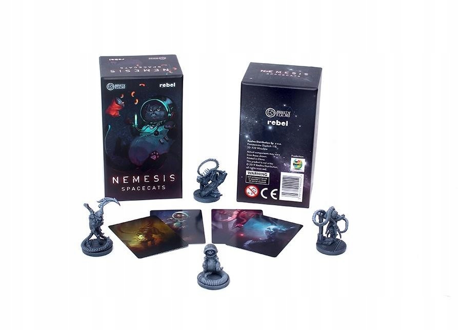 Kooperacyjne Gry Przygodowe towarzyskie Nemesis: Space Cats planszówka