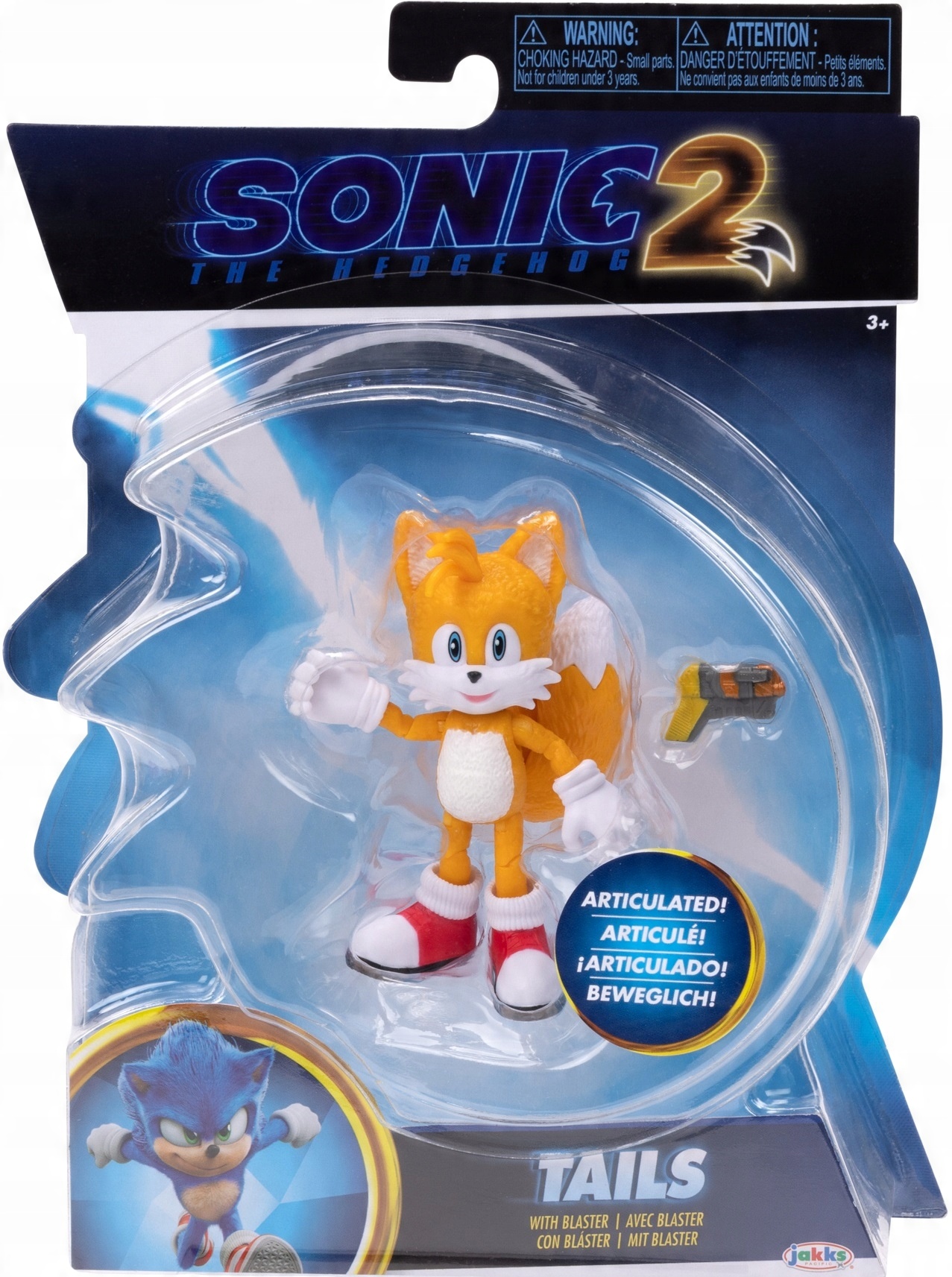 

Sonic The Hedgehog 2 Sega Figurka Tails 10cm Jakks