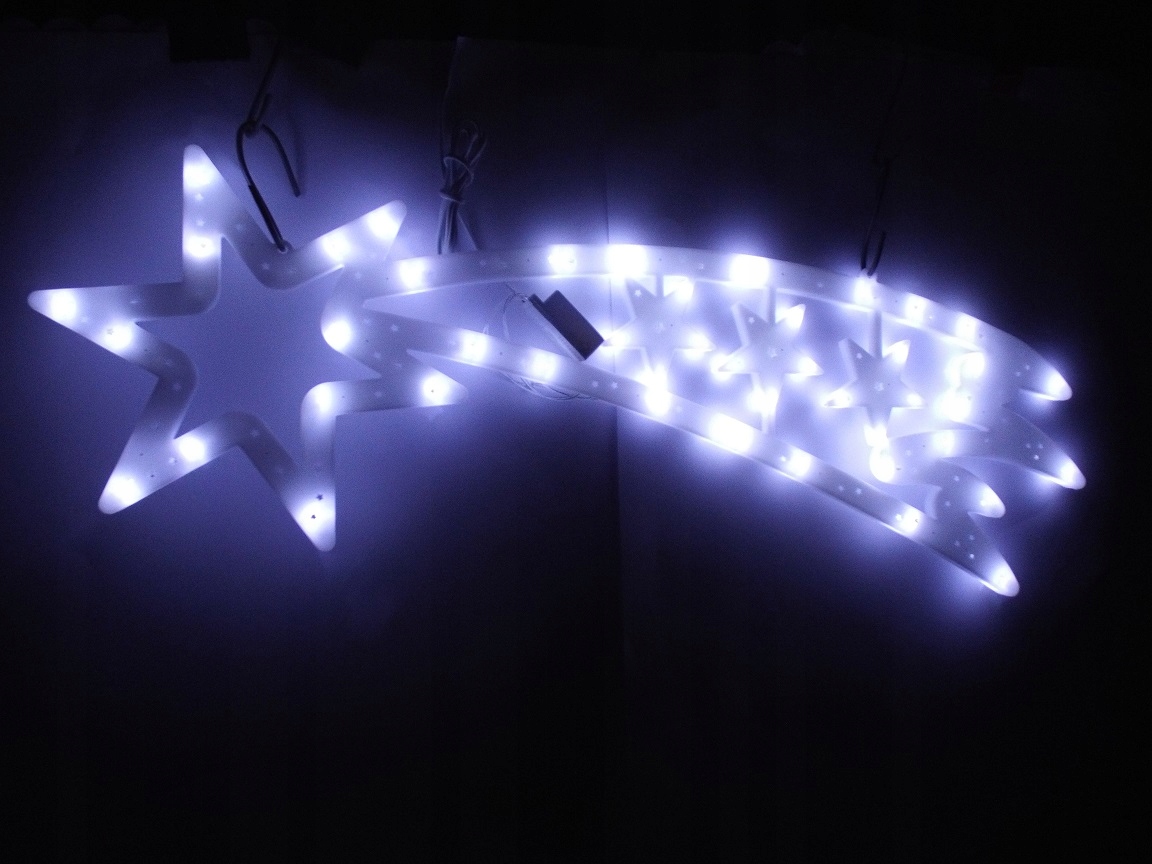 

Ozdoba Świąteczna Kometa Zimno Biała 75 cm Akryl