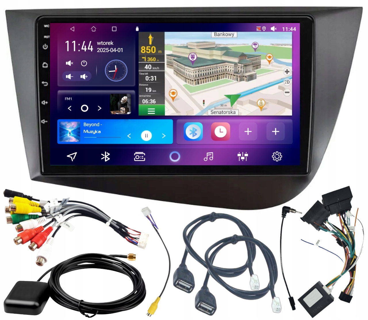 Autorádio S Carplay Seat Leon 2004-2012 Wifi Android 4GB 64GB