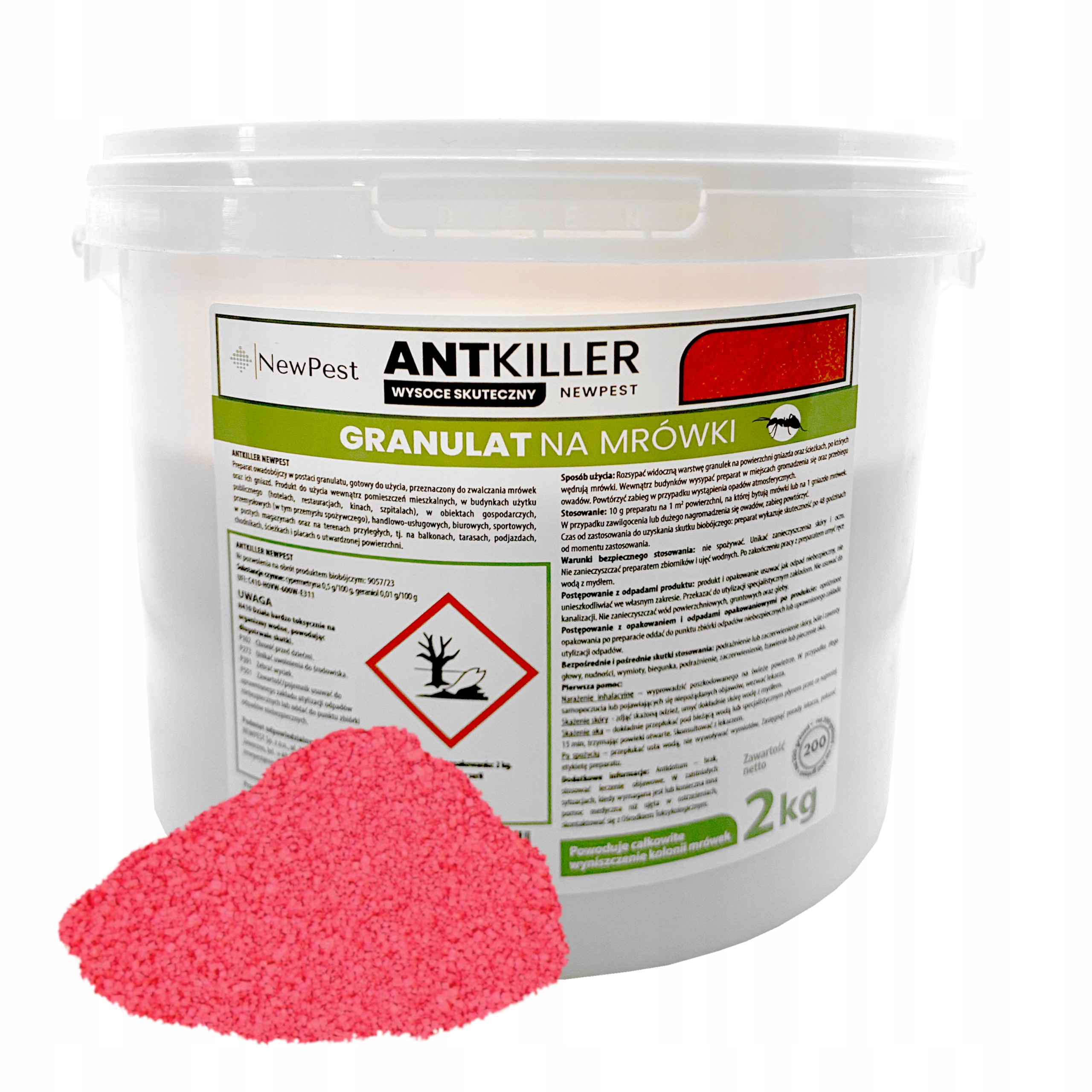 Skuteczny granulat proszek na Mrówki AntKiller 2kg
