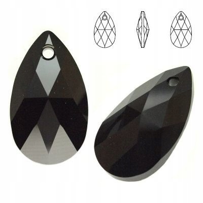 6106 MM 28 Swarovski Pear-shaped Jet