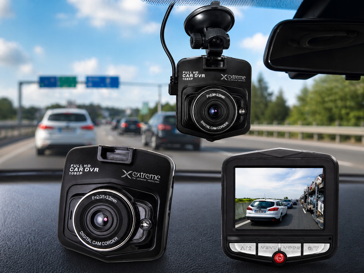 Wideorejestrator Samochodowy Sentry 1080p Full Hd Kamera Auto Dvr
