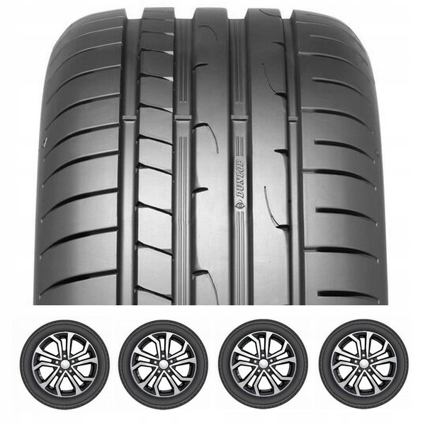 4X літні шини 215 / 55R17 Dunlop Sport Maxx RT 2