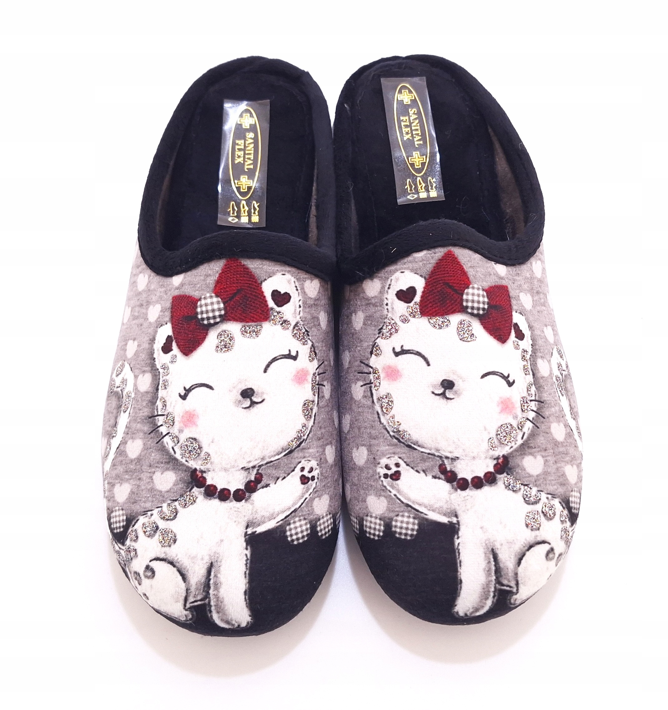 Dámské Pantofle s motivem kočky Sanital Flex Z23625X r38