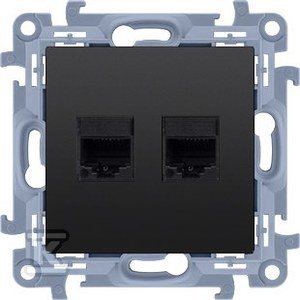 GN.2-KR.KOMP.RJ45 KAT6E Černá SIMON10