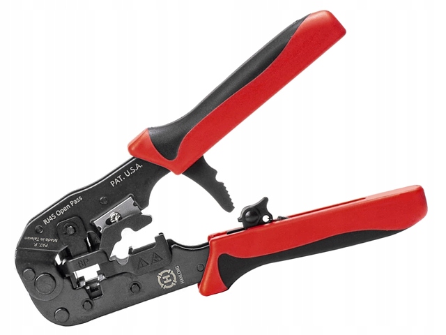 Zaciskacz wt RJ45/8P8C przelotowych HANLONG HT-580ER Stan opakowania oryginalne