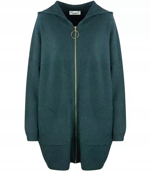 

Kardigan bluza sweter wiskoza suwak dzianina S/m