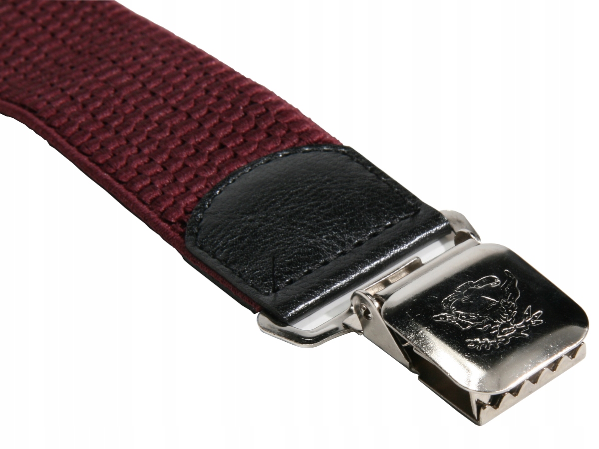 SZELKI MĘSKIE PODWÓJNE - BORDOWE 4 CM Płeć mężczyzna