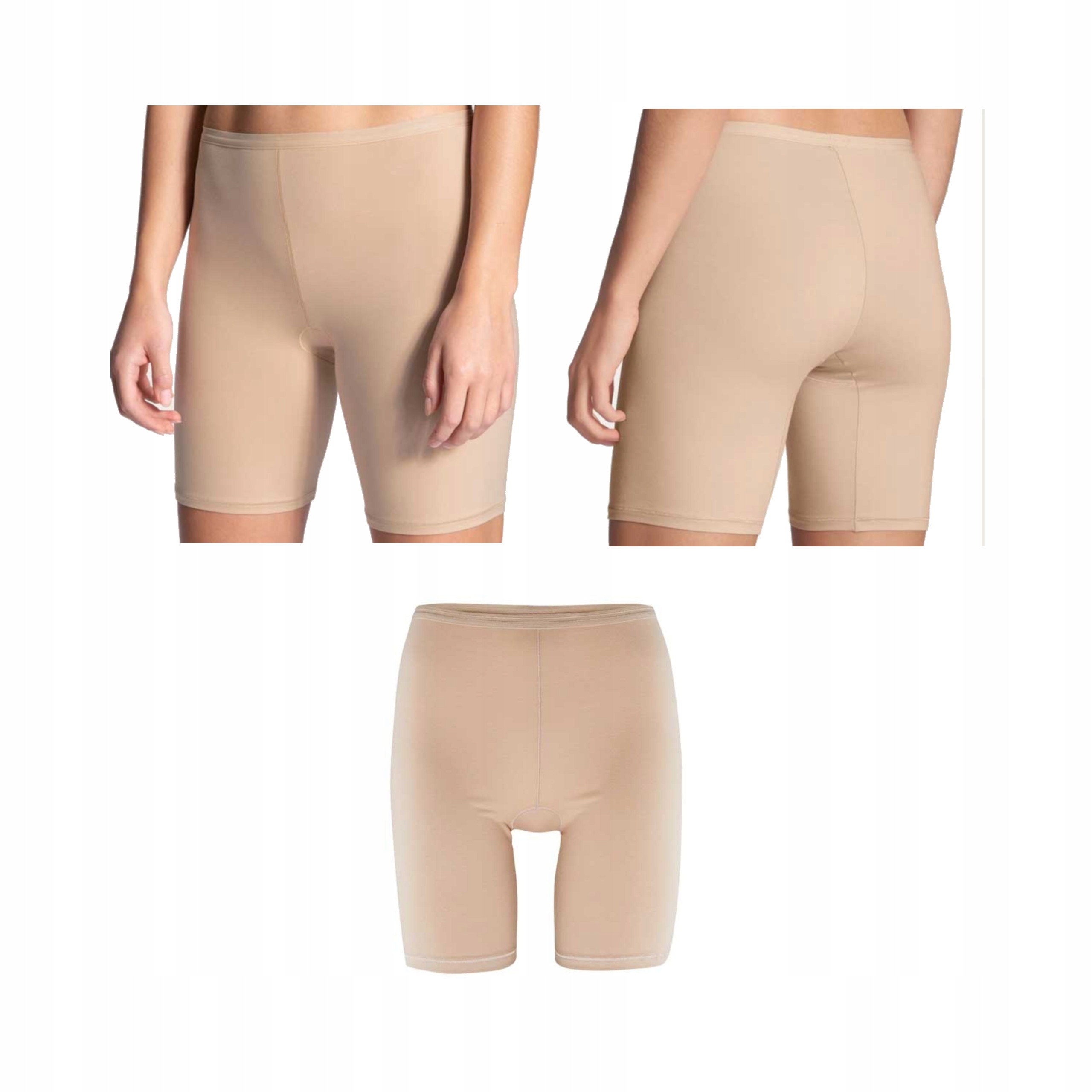 Dlouhé Kalhotky Calida Comfort L Béžové Dámské Bavlna