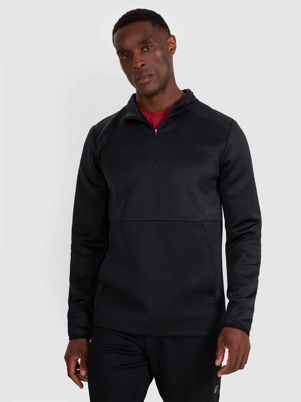 Pánská Mikina Sportovní Rychleschnoucí Mikina 4F TFSWM561 AW25 XXL