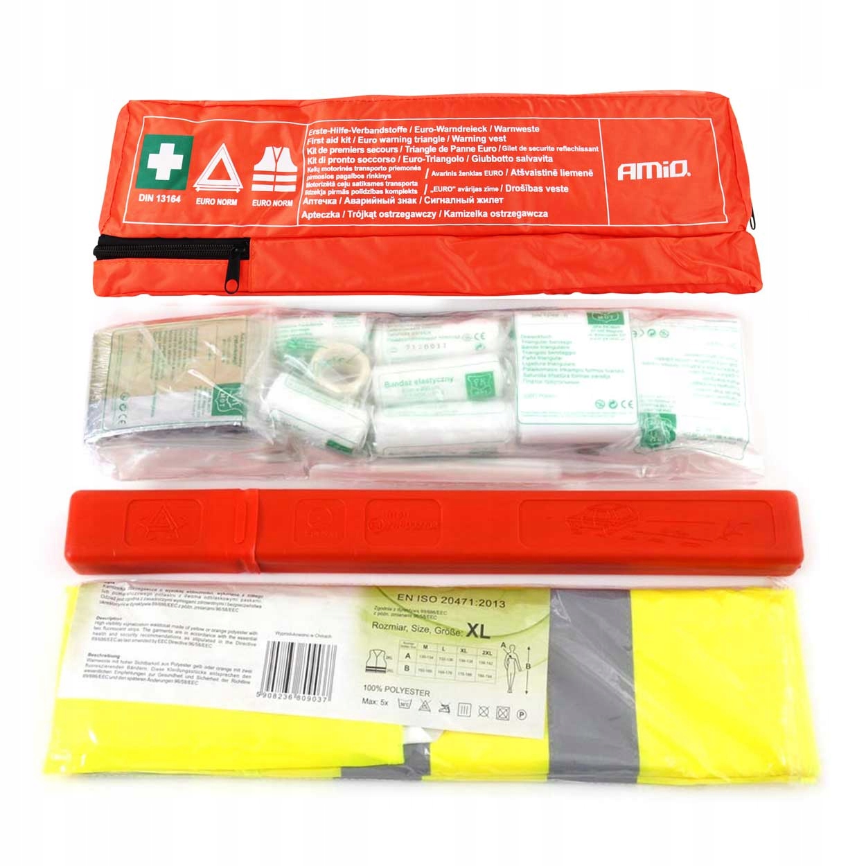 Sada Combi Plus Lékárnička, trojúhelník, vesta