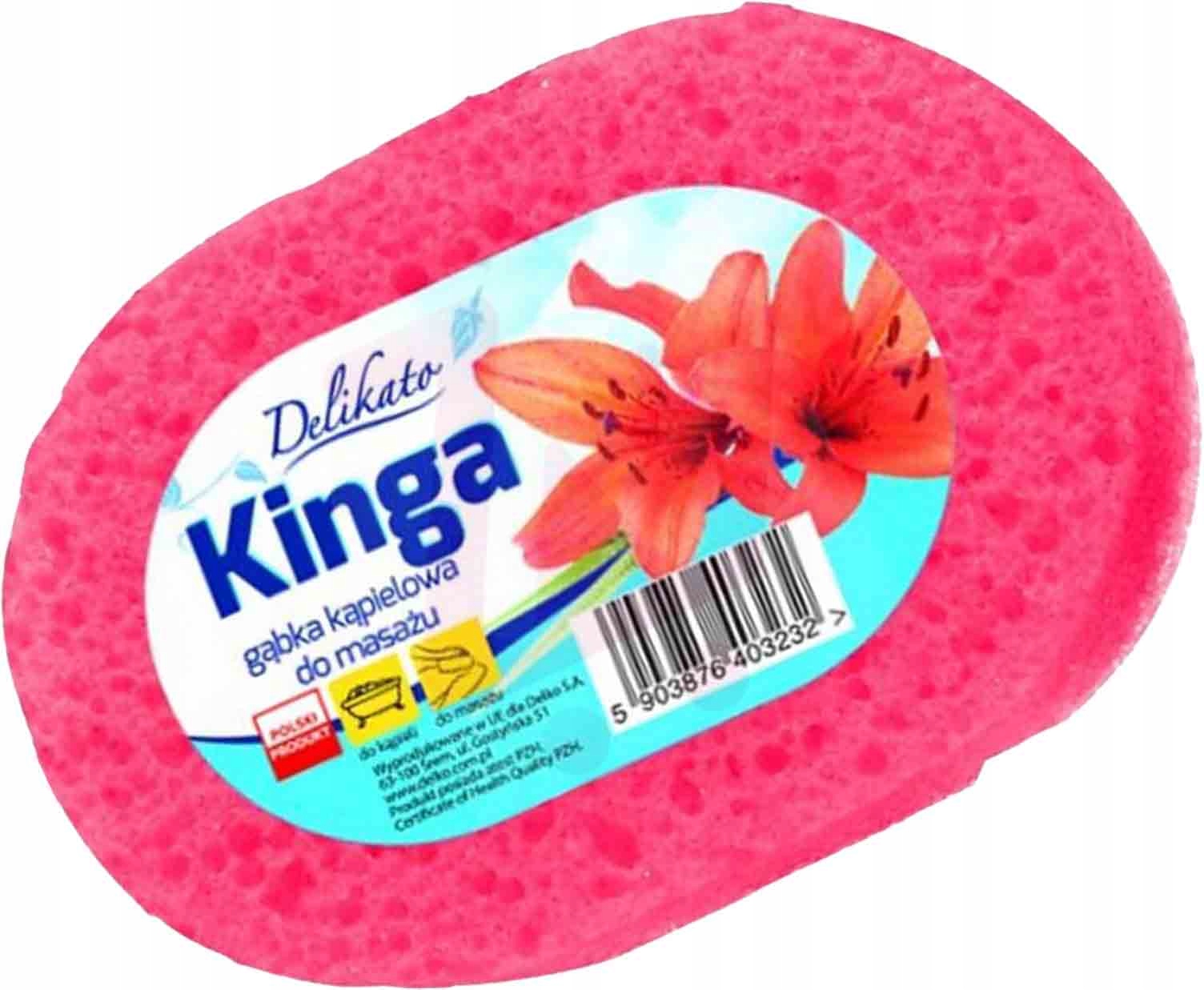 

Gąbka Kąpielowa Delikato Kinga /do masażu/