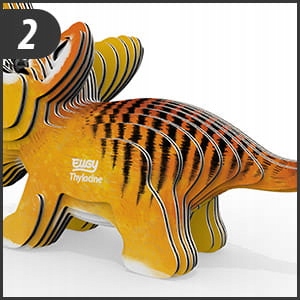 Super Zabawa Tygrys Tasmański Ekologiczne Puzzle Liczba elementów 22