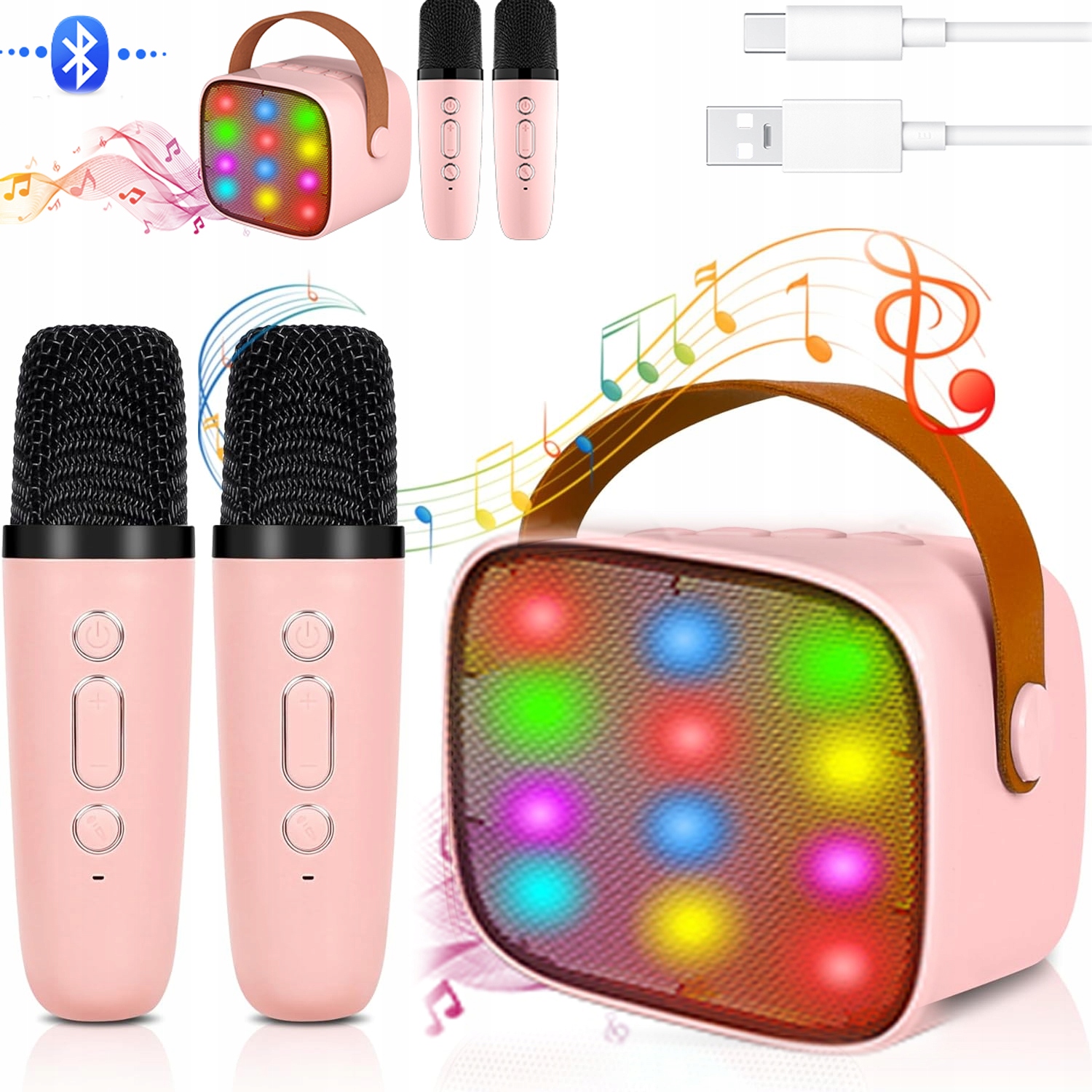 Wowstar Karaoke Zestaw Dla Dzieci Z Mikrofonami Bluetooth Głośnik — miniatura 15