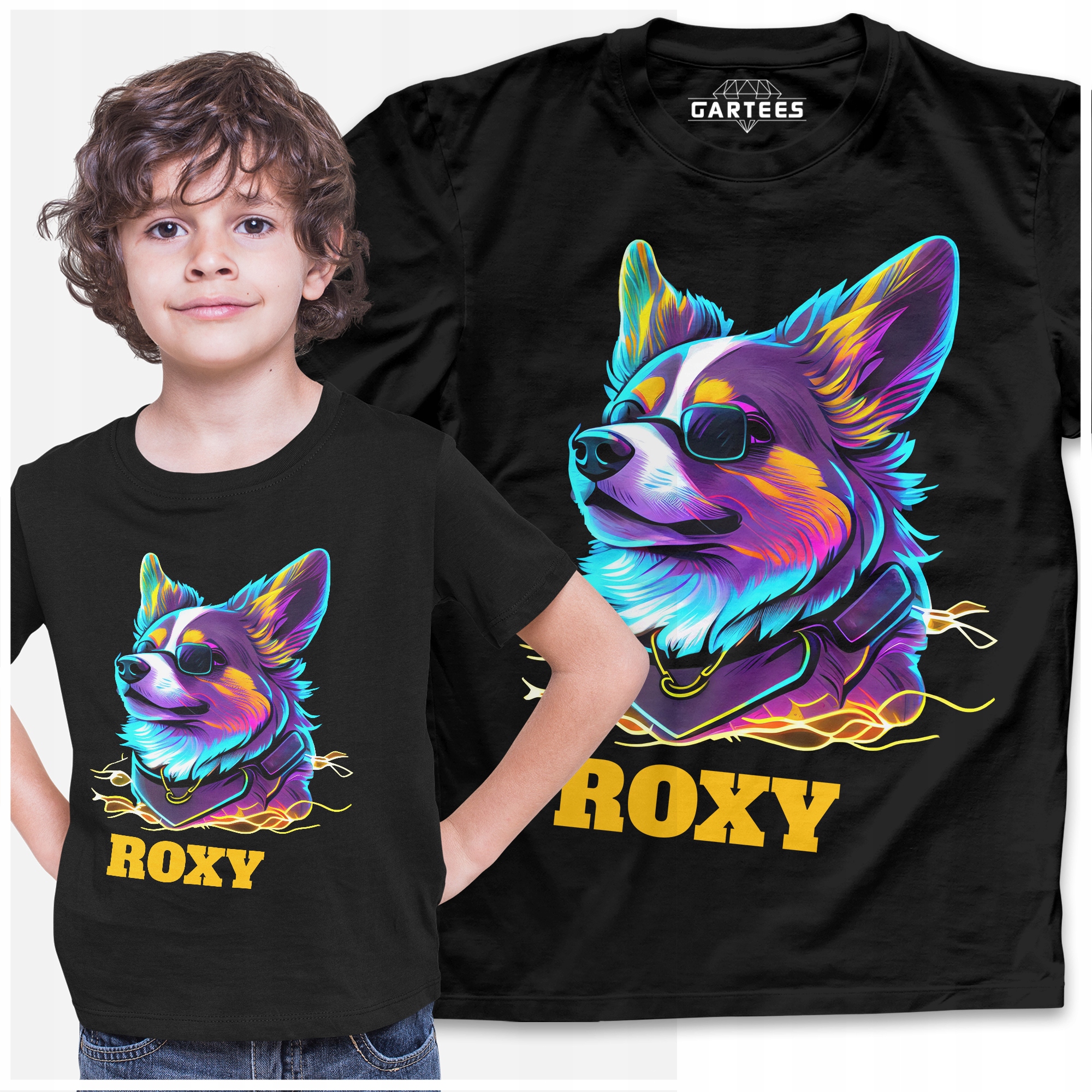 

Koszulka Dziecieca Rasa Corgi Imię Mojego Pieska