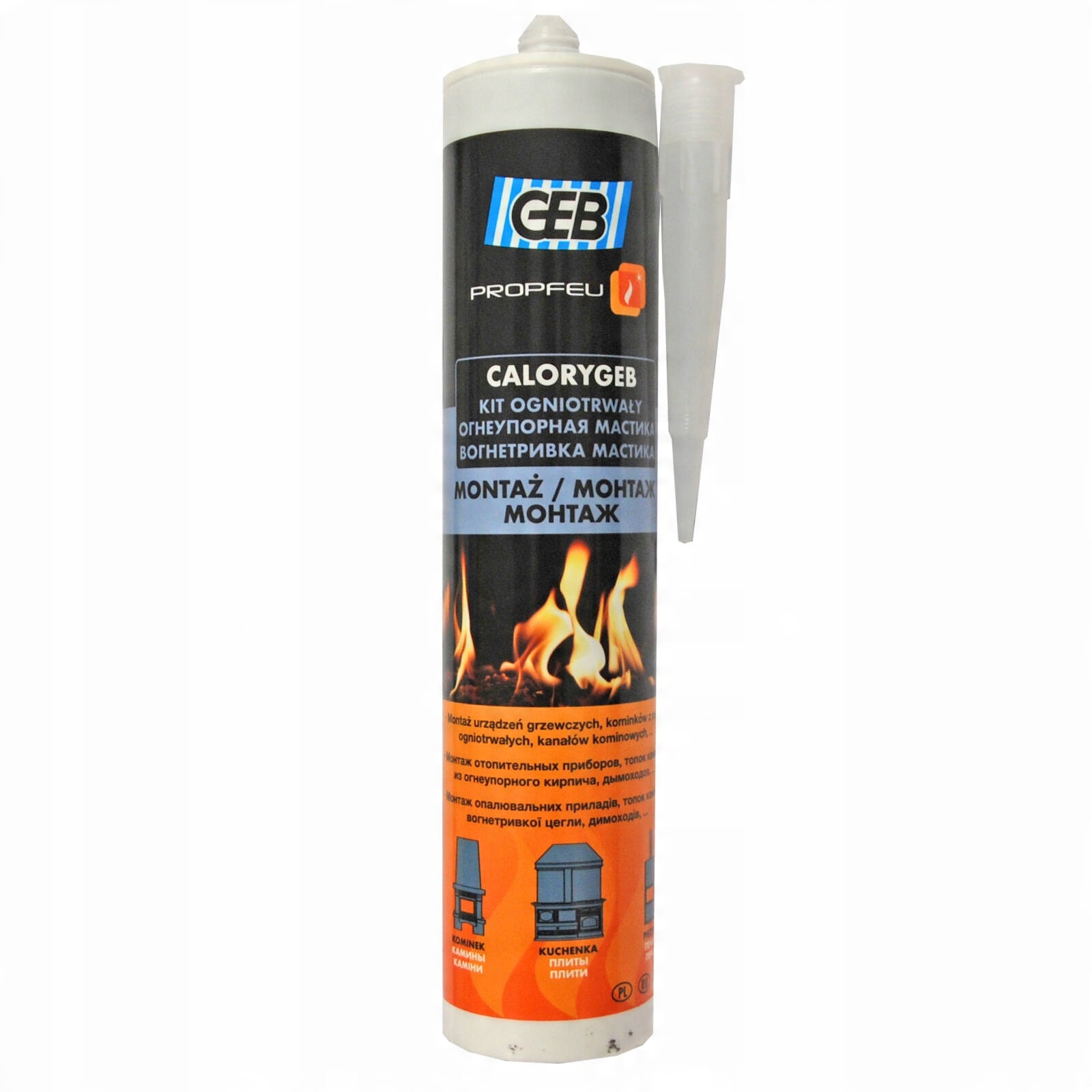 

Silikon wysokotemperaturowy uszczelniacz Geb 310ml