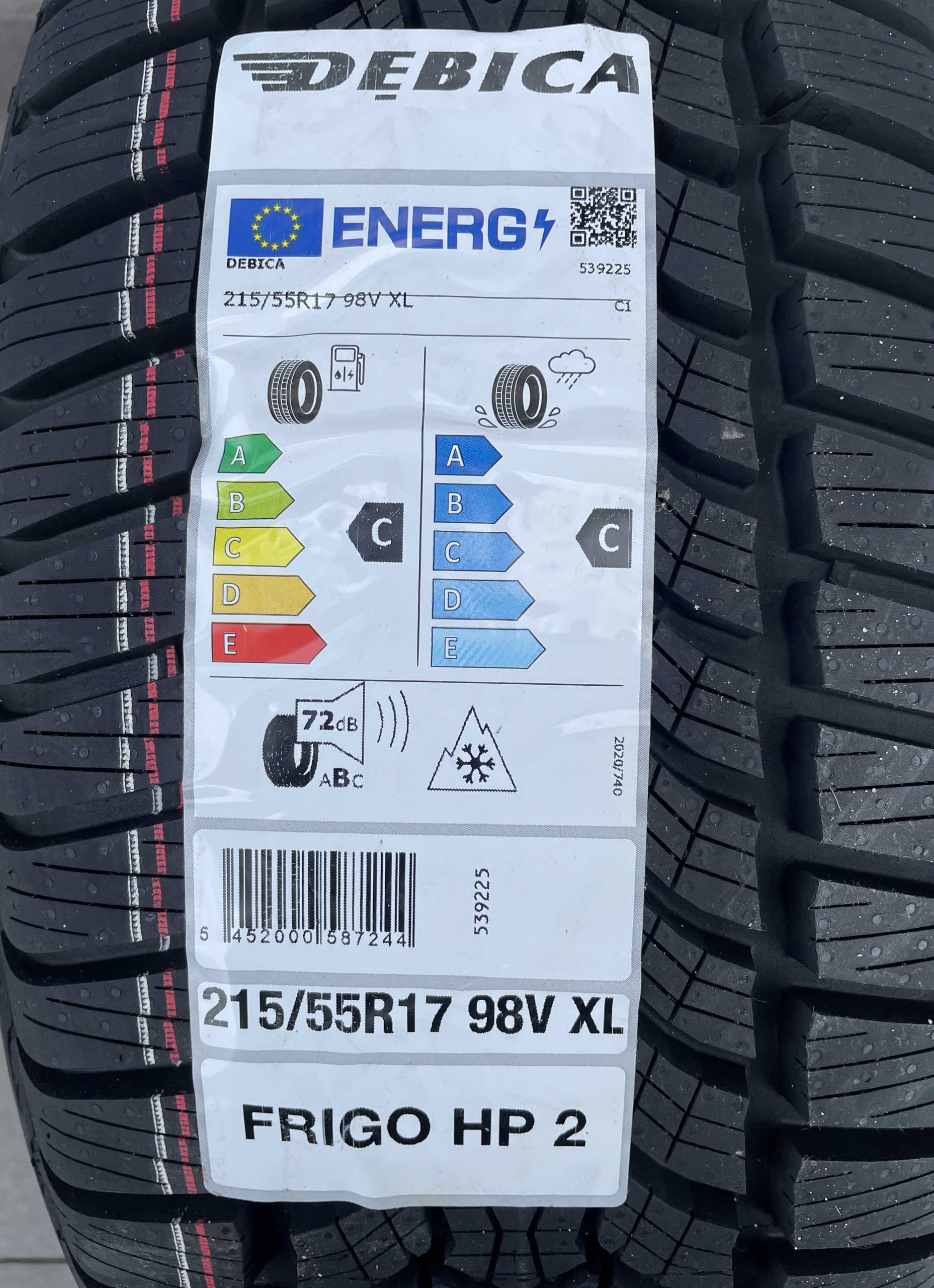 SKODA SUPERB III KAROQ KOŁA ZIMA 215/55R17 DĘBICA Profil opony 55