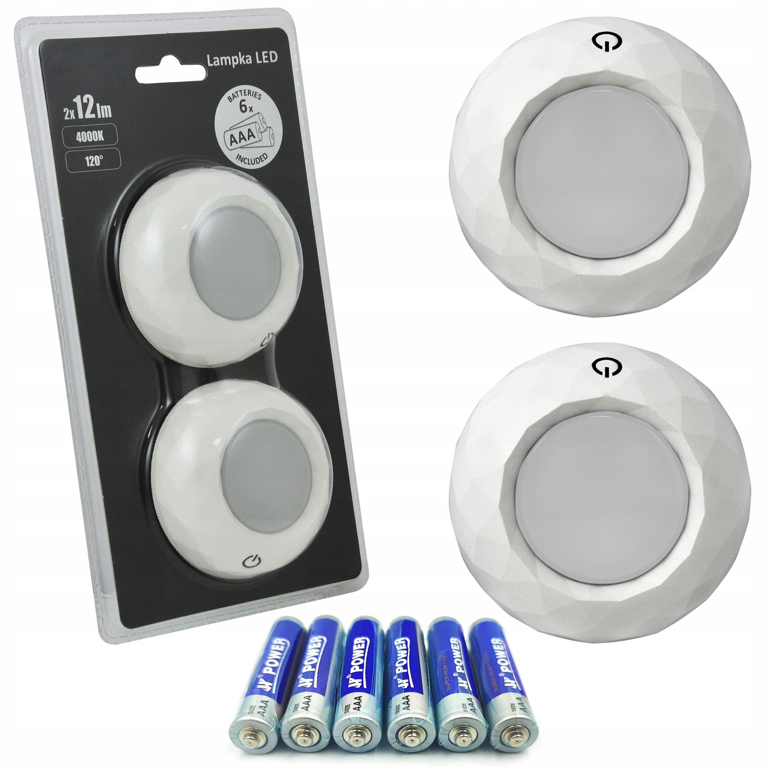 

Lampka Meblowa Led Oprawa Podszafkowa Led +Baterie