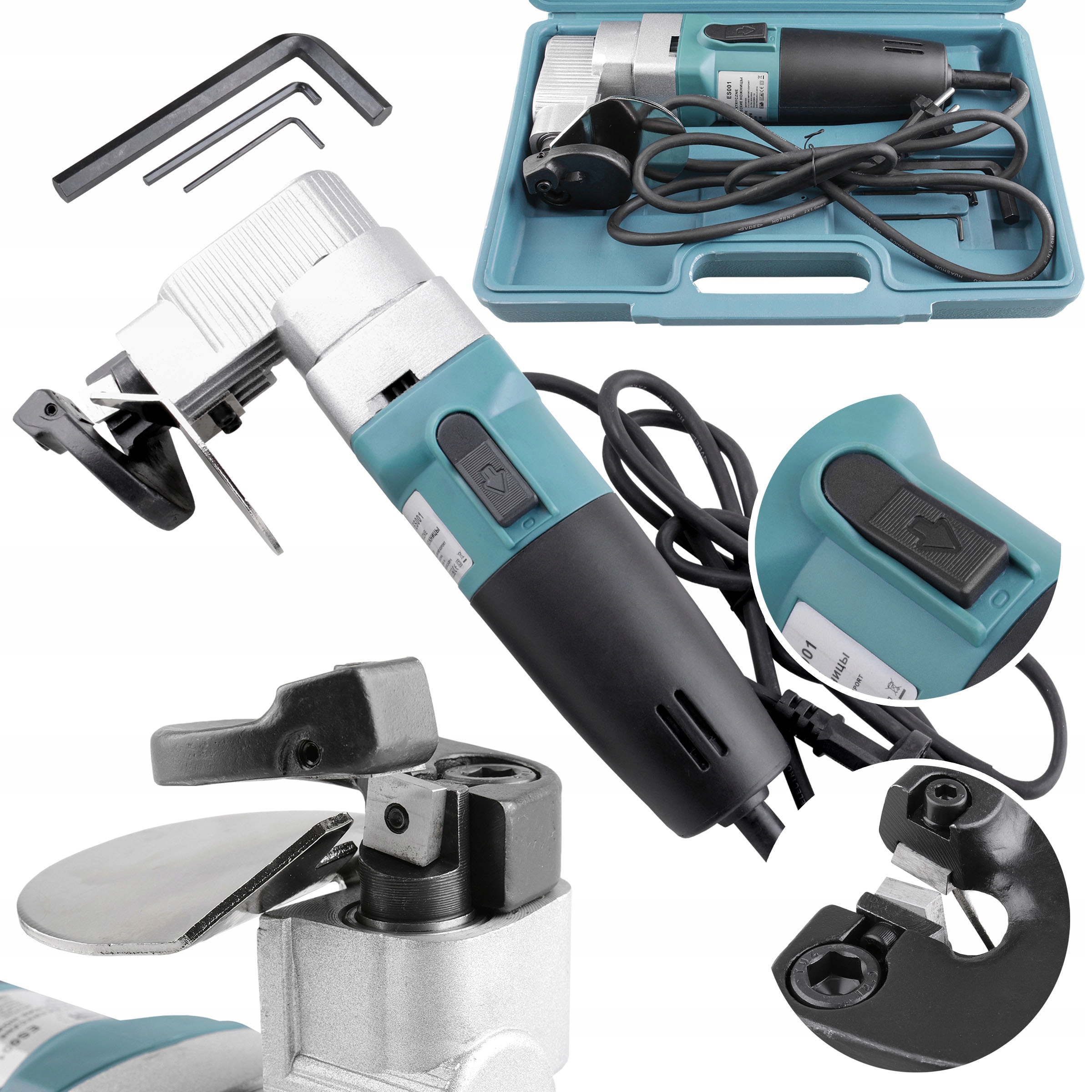 

Nożyce do cięcia blachy prostej ES001 1800W