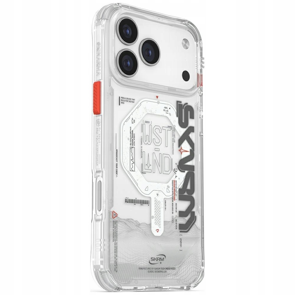 Etui Skinarma Sonix do MagSafe do iPhone 17 Pro Max, przezroczysty