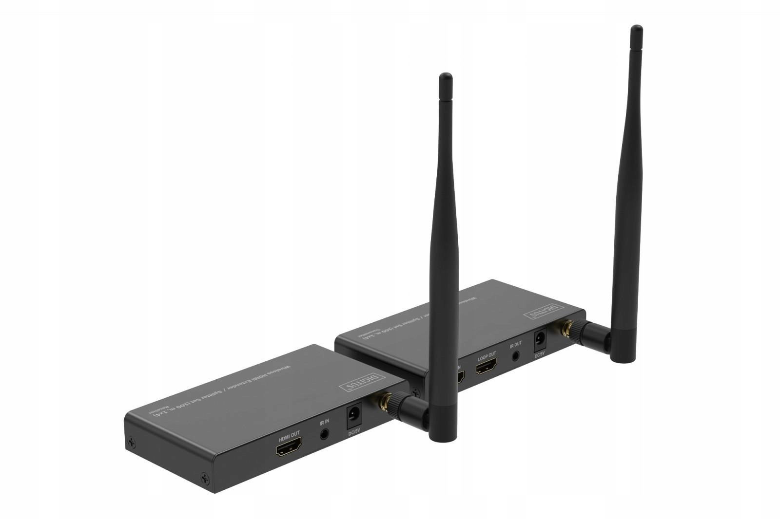 Przedłużacz/Extender splitter Hdmi bezprzewodowy 100m 1080p 60Hz Fhd 5GHz