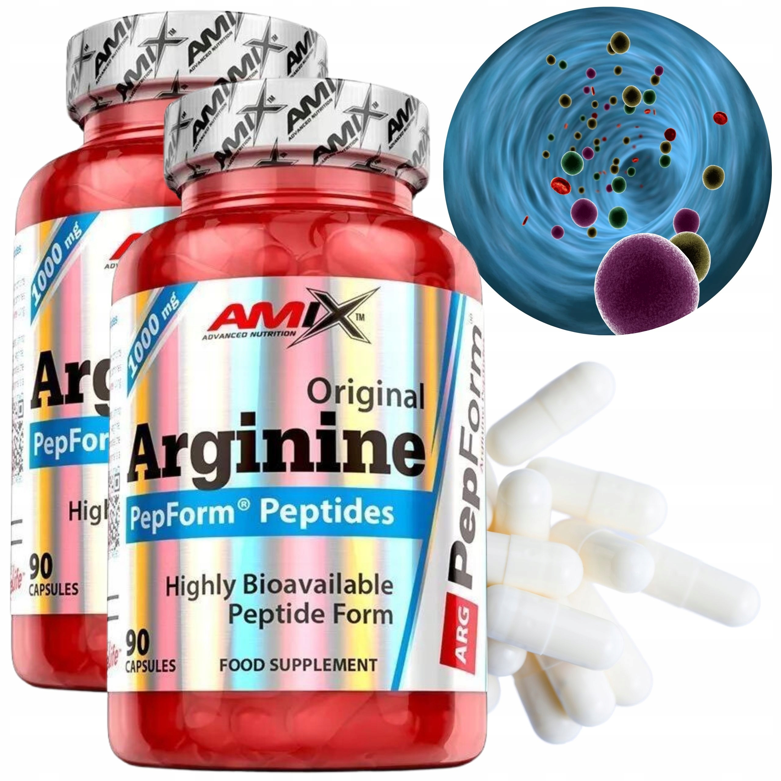 L Arginin libido Peptid svaly Kapsle