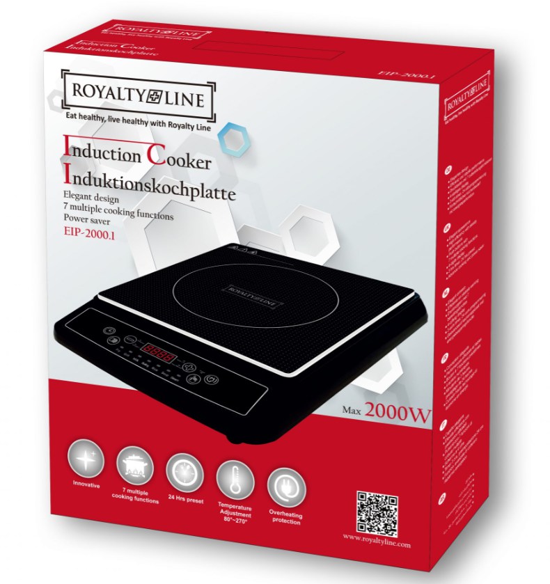 Kuchenka przenośna Royalty Line EIP2000 Model Royalty Line EIP2000