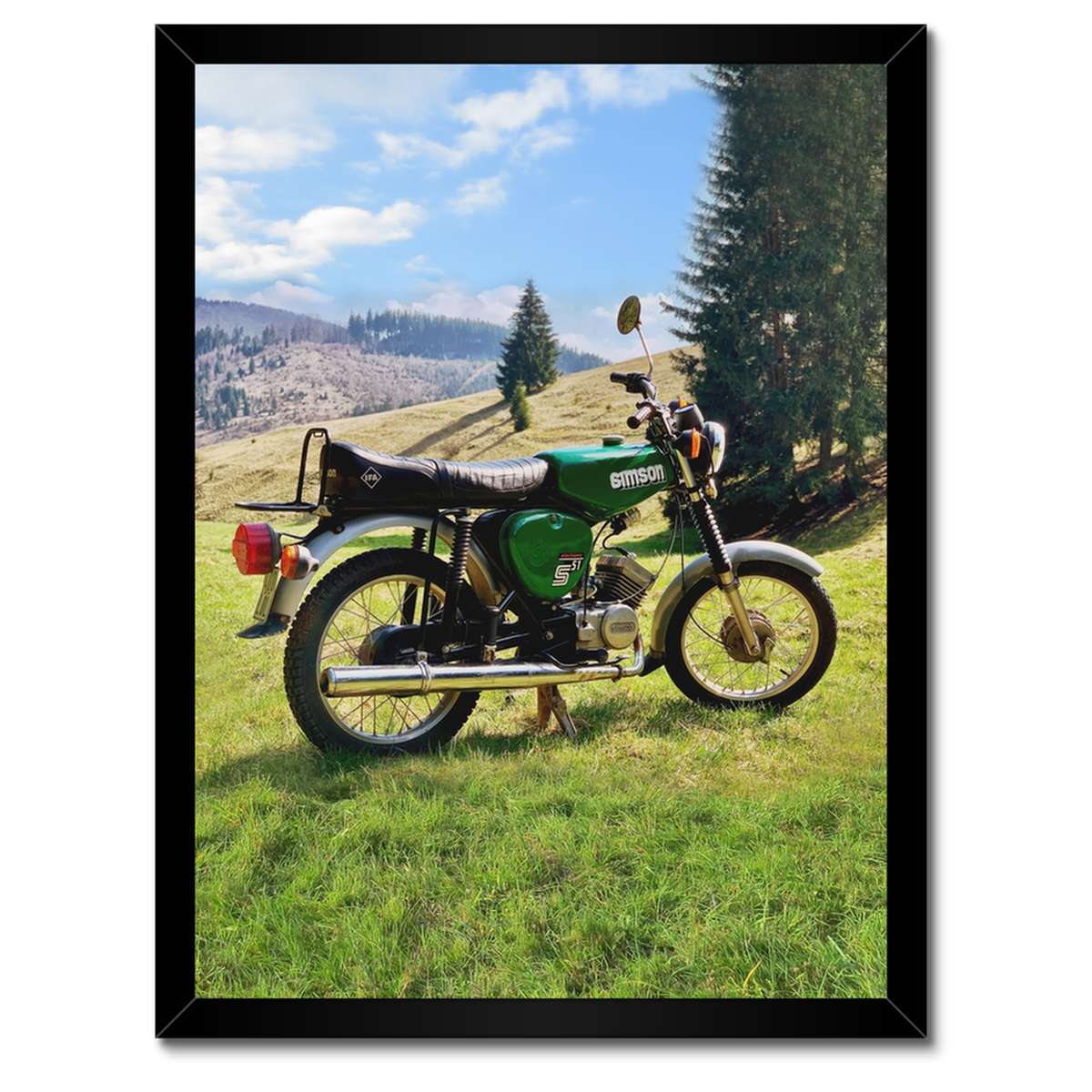 Plakáty v rámu 30x40 Simson S51 Electronic