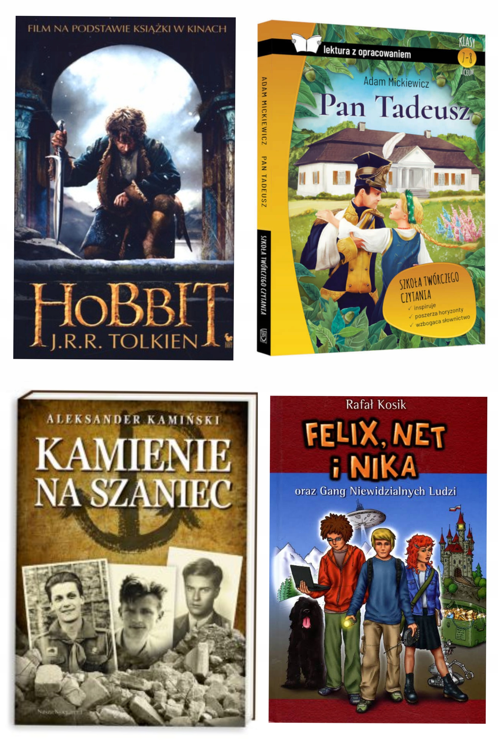 

Lektury kl. 6 VI Hobbit Felix Tadeusz Kamienie