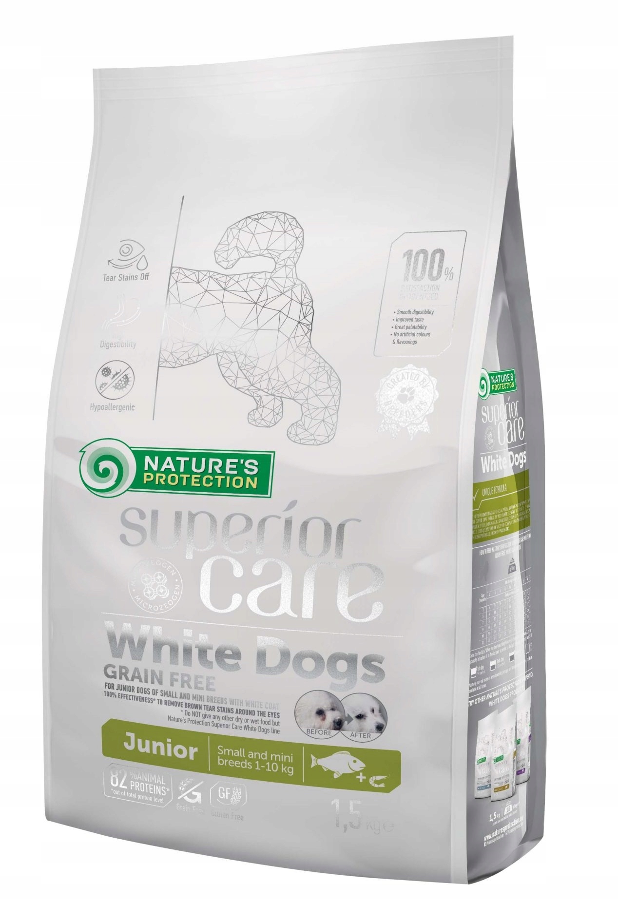 Nature's Protection 10kg Junior White Dogs ryby