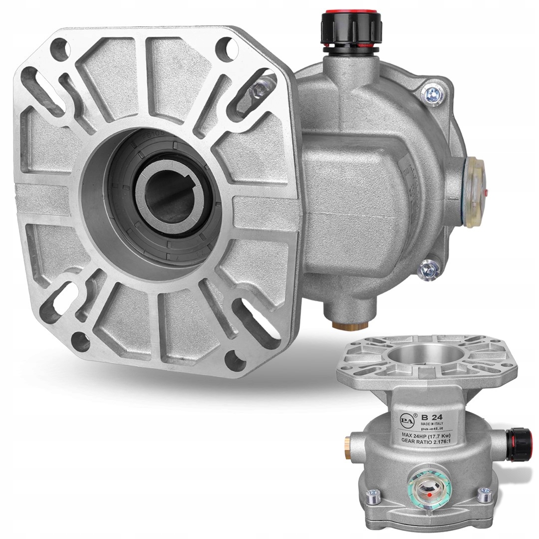 Przekładnia P.a. B24 Do Myjki Wał Pompy 24mm Silnika 25,4mm(1") 18-24 Km