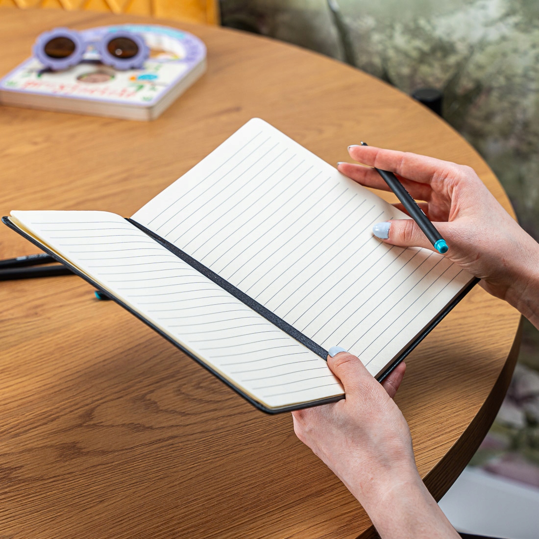 Zeszyt Notes Notatnik A5 Bullet Journal Dziennik Planner w Linie z Gumką Rozmiar A5