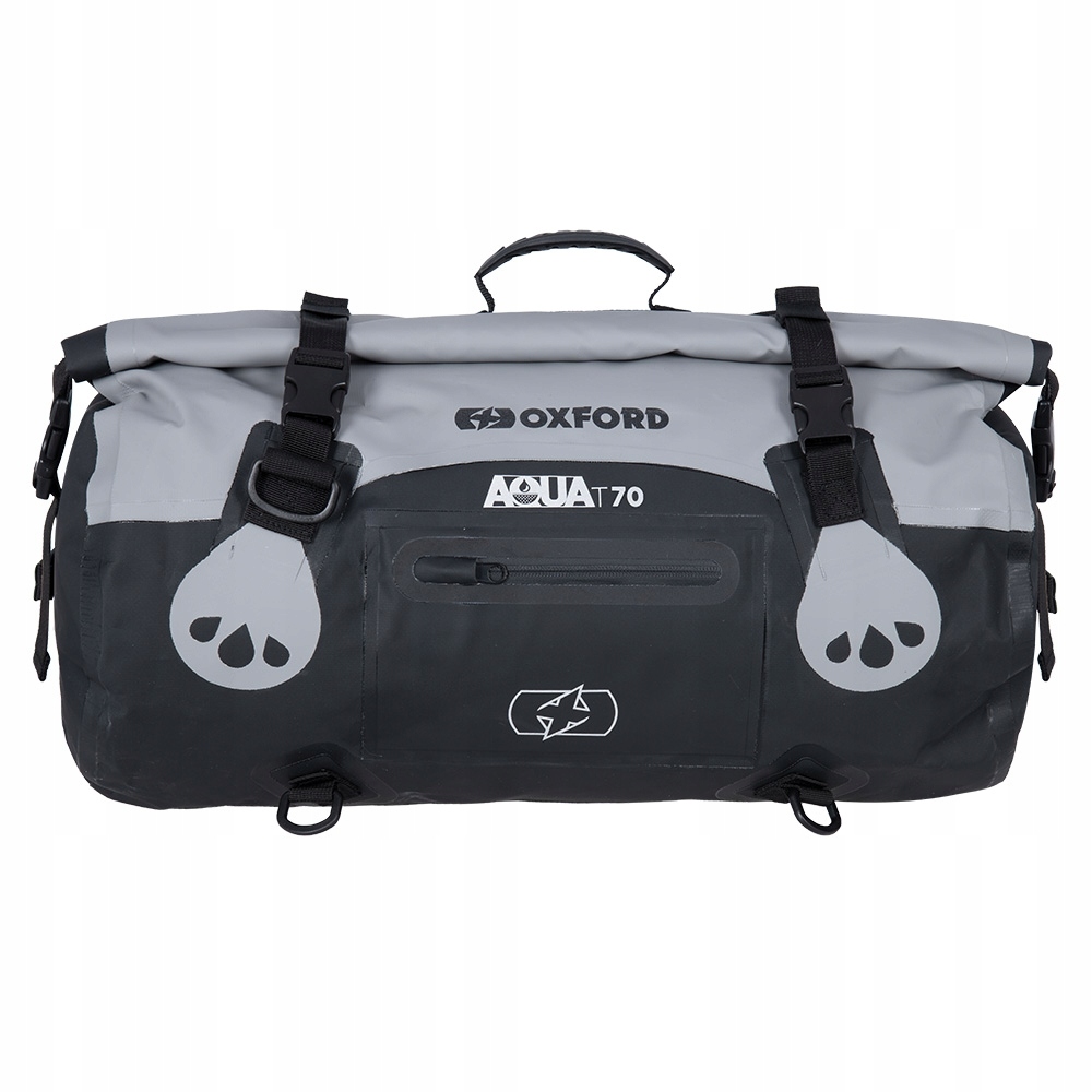 Oxford Vodeodolná Taška Aqua T-70 Rollbag, Objem 70L, Čierna/sivá