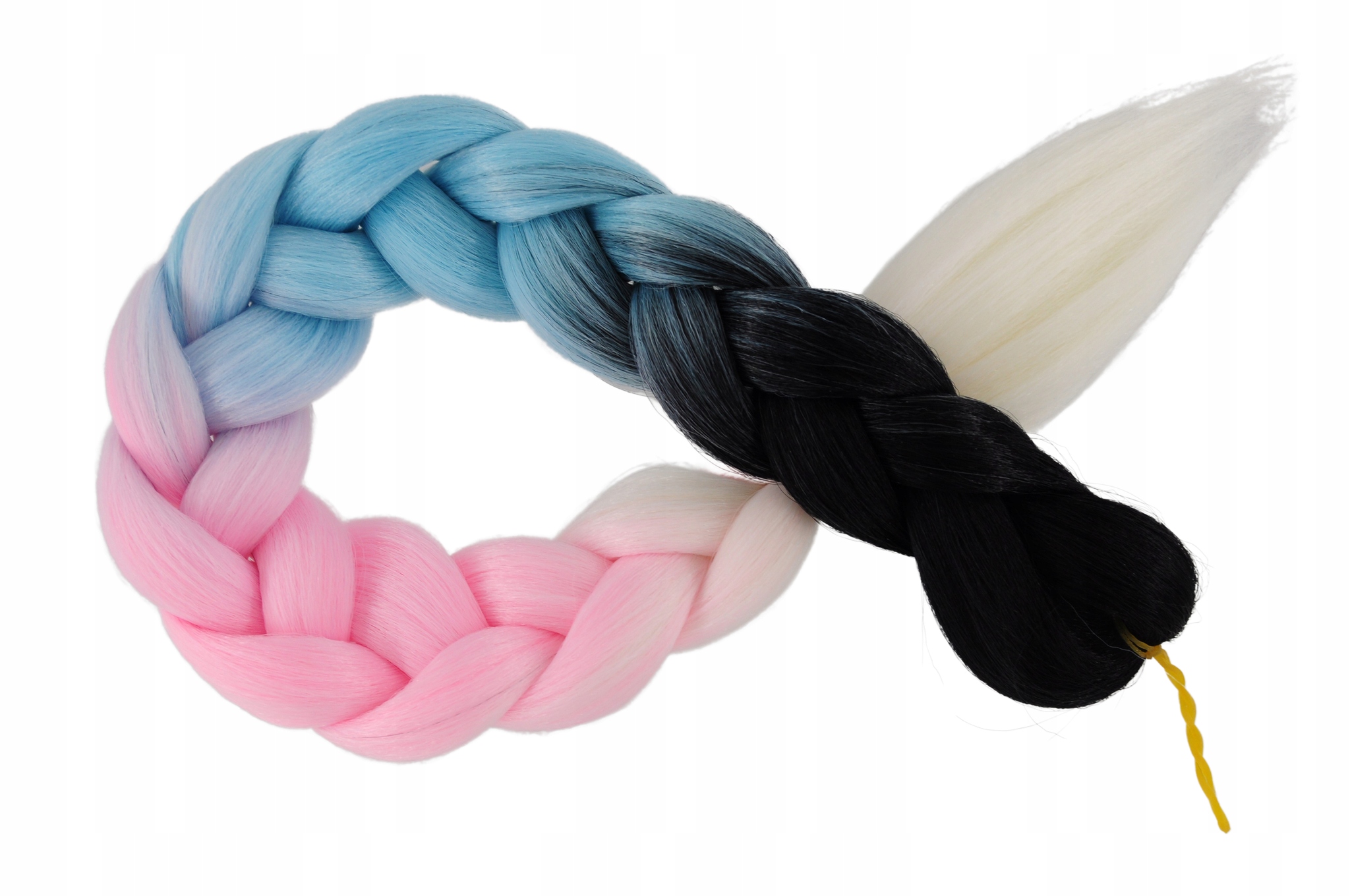 WŁOSY SYNTETYCZNE PROSTE KOLOROWE WARKOCZE 4K.010