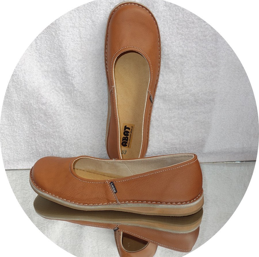 SKÓRZANE buty damskie brąz lekkie wygodne 39 Kod producenta 6820423846