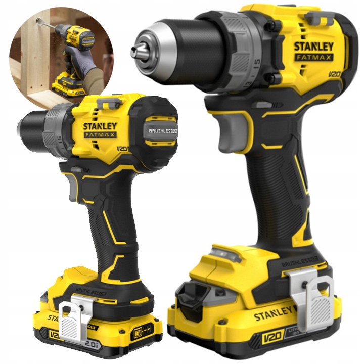 Wiertarko wkrętarka bezszczotkowa akumulatorowa Stanley SFMCD725D2K-QW