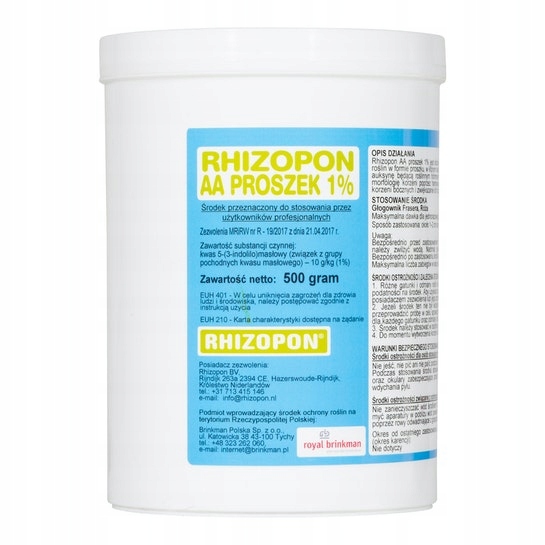

Ukorzeniacz Rhizopon 1% Mocny Dużo 0,5kg A Ab Łódź