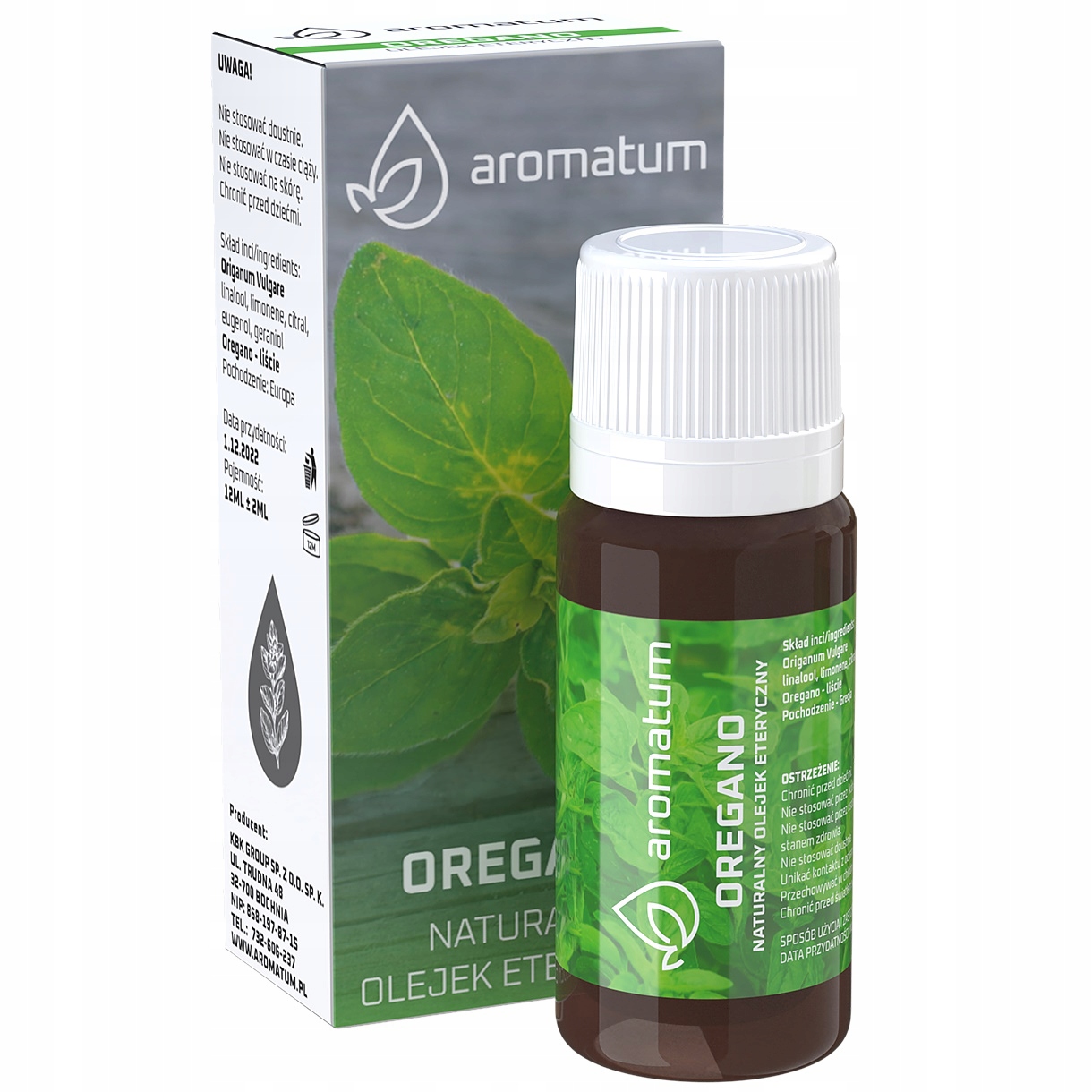 

Zapachowy olejek eteryczny Oregano 12 ml