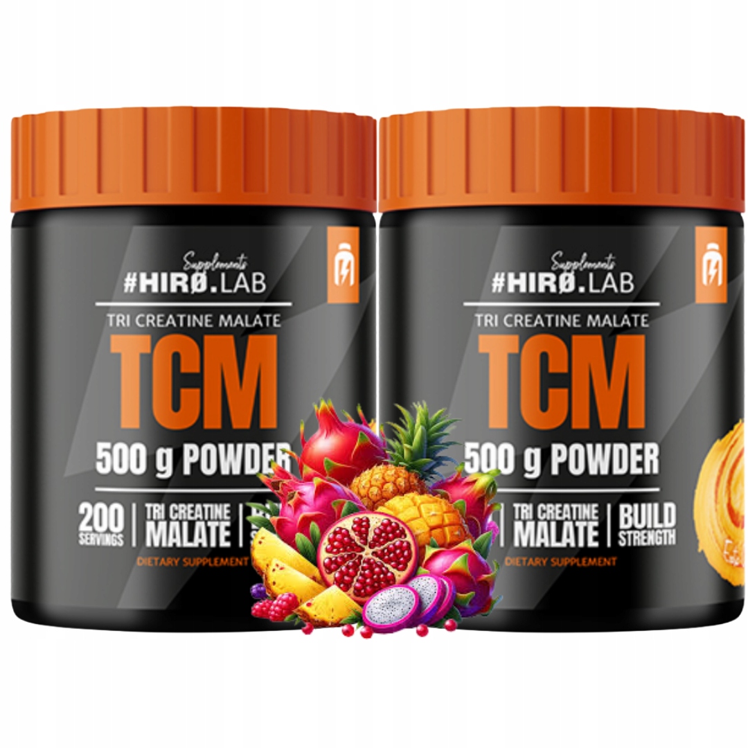 Hiro.lab Tcm 500g exotické ovoce kreatin jablečnan Tri Creatine malate