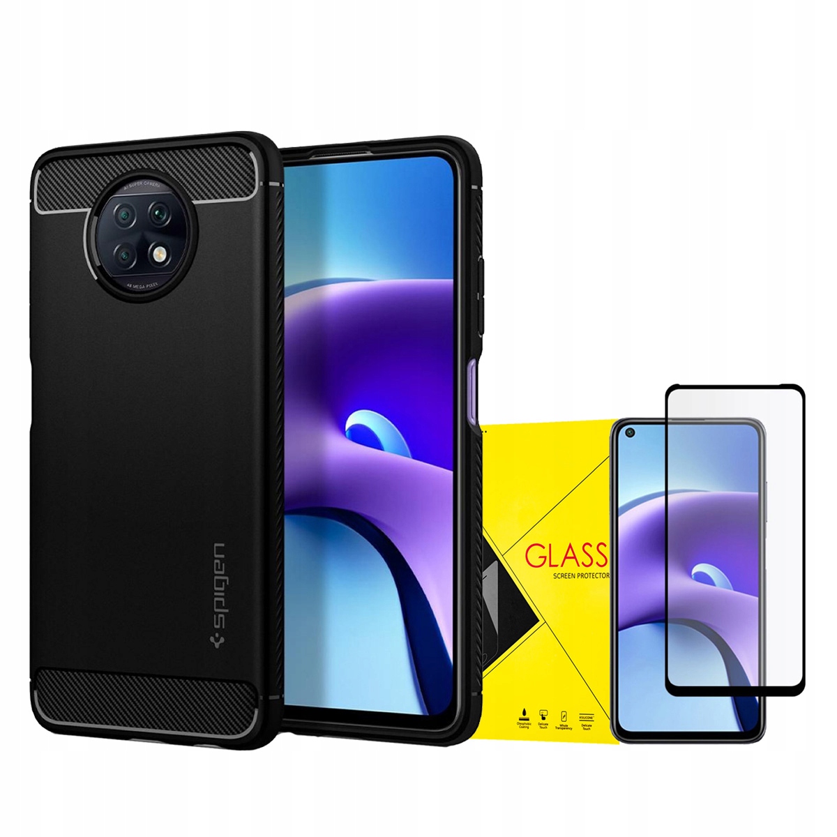 

Spigen Ra Etui Do Xiaomi Redmi Note 9T 5G + Szkło