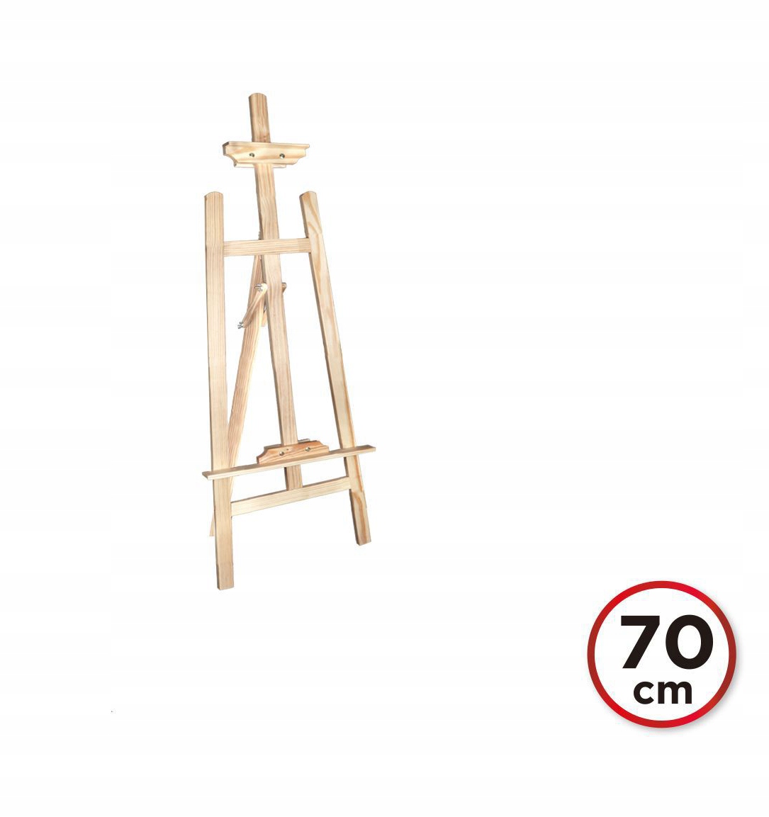 Profesionální malířský stojan 70 cm, nastavitelný, hliníkový/dřevěný