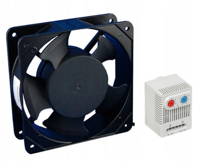 ВЕНТИЛЯТОР 230 В ДЛЯ ШКАФА ТЕРМОСТАТ