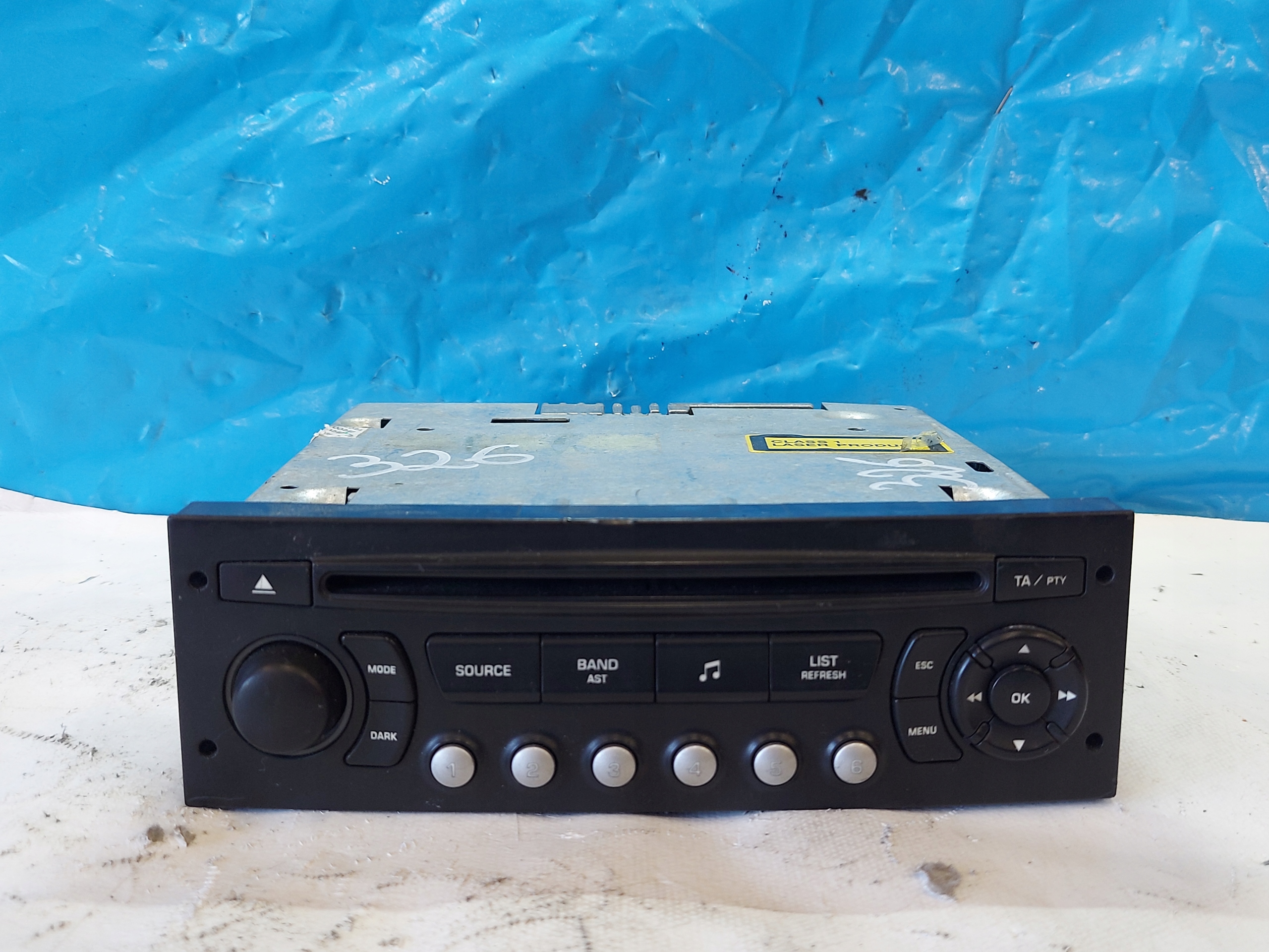 RADIO EKRAN PEUGEOT 307 7645038392