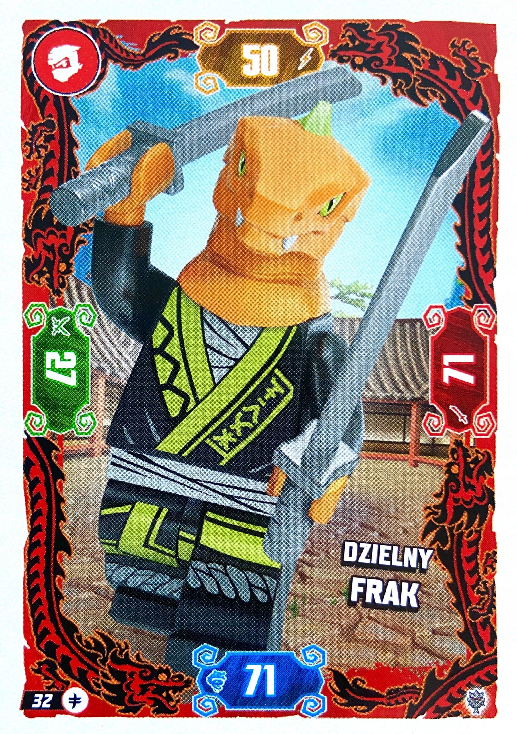 Lego Ninjago 2026 seria 11 karta wyjątkowa 32 Dzielny Frak