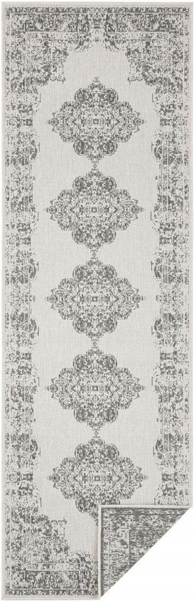 Behúň 80x250 cm, obojstranný, šnúrkový, plocho tkaný na chodbu a predsieň