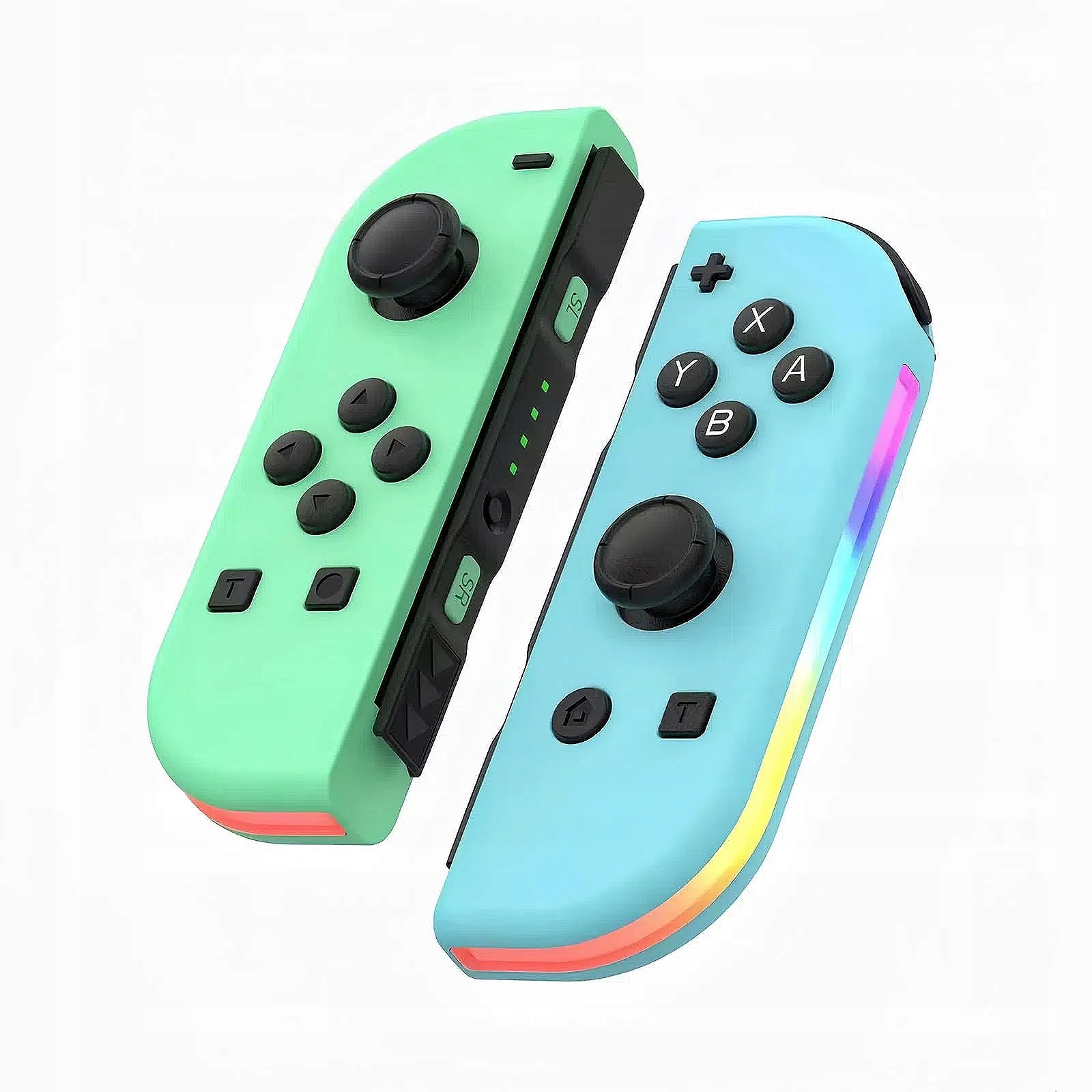 Bezprzewodowy Kontroler Do Nintendo Switch Rgb Bluetooth, Wibracje, zielony (zielony)